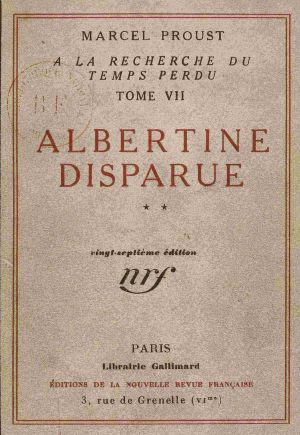 [Gutenberg 64428] • Albertine disparue Vol 2 (of 2) / À la recherche du temps perdu, Tome 7